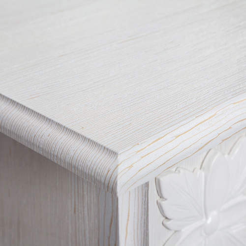 Электрокамин RealFlame Philadelphia 25,5/26 WT белое золото с очагом 3D Cassette 630 Black Panel