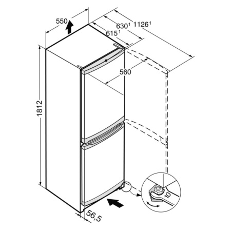 Холодильник Liebherr CUefe 3331-26 001 нерж