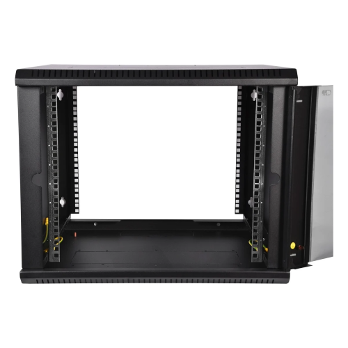 Шкаф коммутационный ЦМО ШРН-Эконом ШРН-Э-6.350-9005 настенный 6U 600x350мм черный