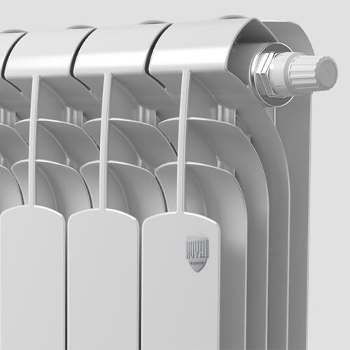Биметаллический радиатор отопления  Royal Thermo Vittoria Super 500 2.0 Vdr80 (7 Секций)