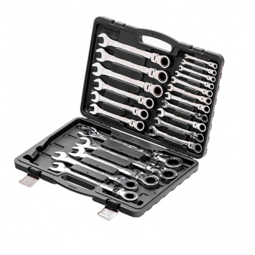 Набор ключей комбинированных MATRIX 14798 трещоточных шарнирных 13шт.