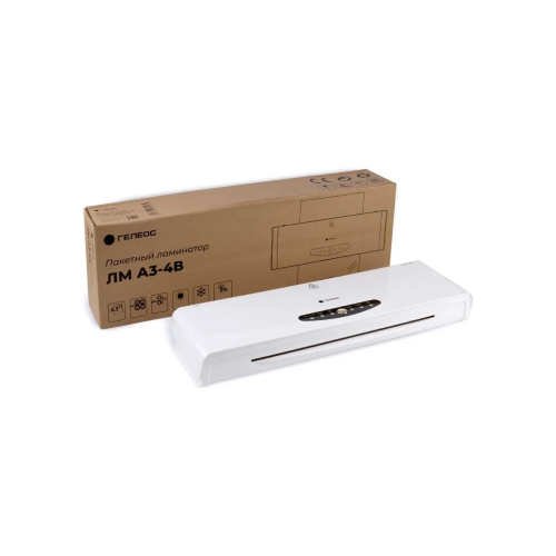 Ламинатор Гелеос ЛМА34В белый/черный