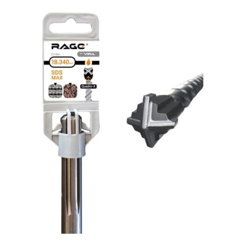 Бур по бетону VIRA by Rage Quadro-X SDS-max 571854 18x540 мм