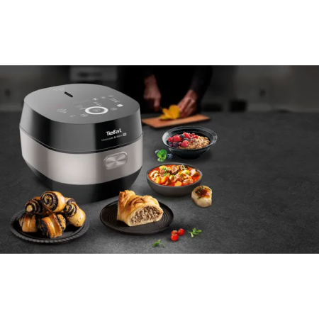Мультиварка Tefal RK908A32 черный/серебристый