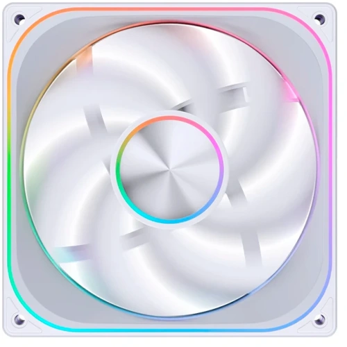 Вентилятор JONSBO ZA-140W 140х140х28мм (PWM, ARGB LED, 700-1800об/мин, белый) Retail