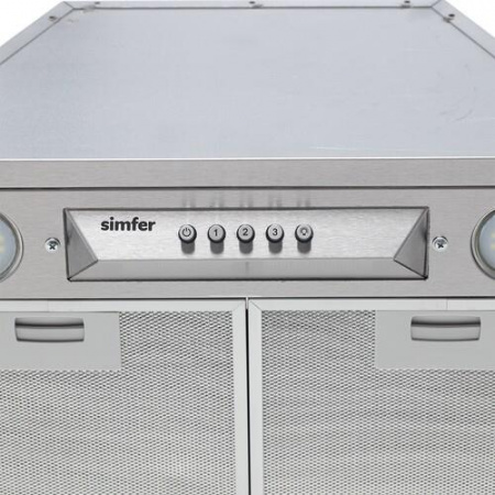 Вытяжка полновстраиваемая Simfer 8672SM серый