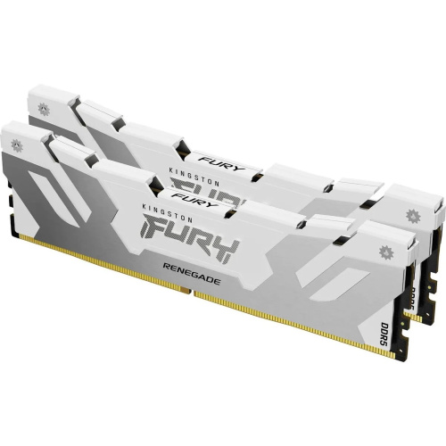 ОЗУ Kingston Fury Renegade KF564C32RWK2-32 DDR5 - 2x 16ГБ 6400МГц, DIMM, White, Ret