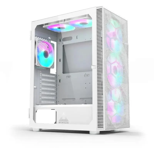 Корпус Montech X3 Mesh White (X3MW) / ATX / 3x140mm 3x120mm FRGB fans