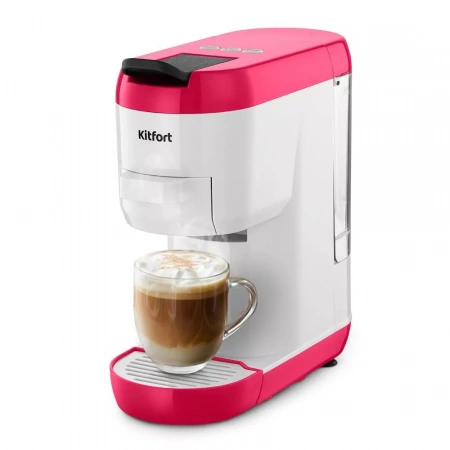 Кофеварка Капсульная Kitfort Кт-7405 Белый