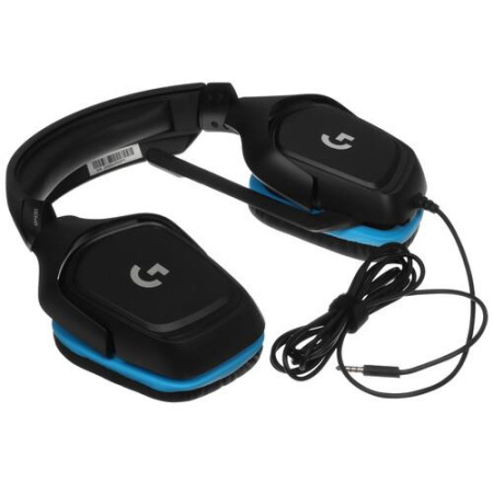 Проводные наушники Logitech G431 черный