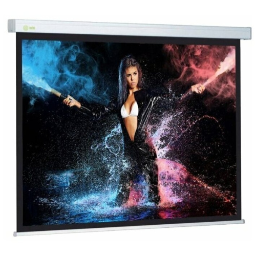 Экран Cactus CS-PSW-168X299-SG Wallscreen настенно-потолочный рулонный серый
