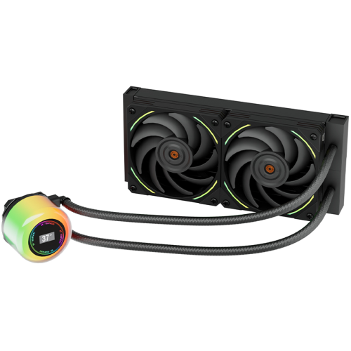 СВО 1STPLAYER CC 240 Black (CC-240-BK) / 2x120mm, ARGB