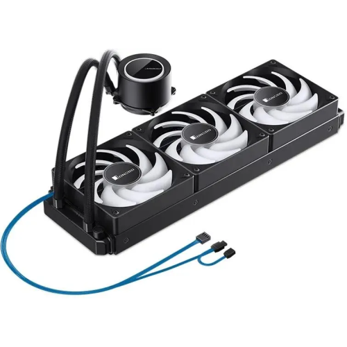 СВО JONSBO TG-360 Black (300W, 360mm, ARGB/ Fans 3x120mm, 66.19CFM, 35.4dBA, 1800RPM)