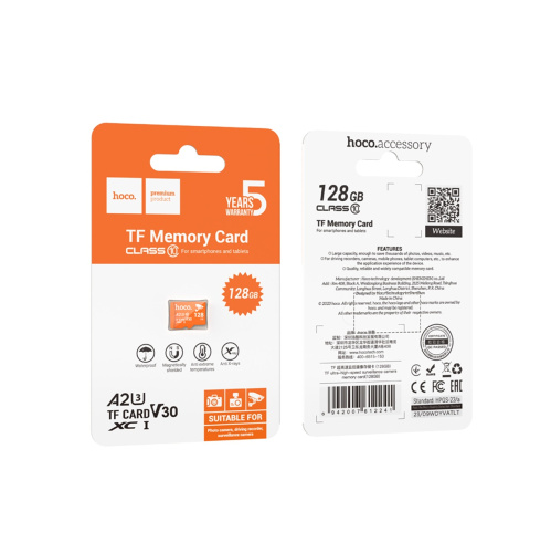 Карта памяти HOCO TF ultra-high-speed surveillance camera memory card 128GB