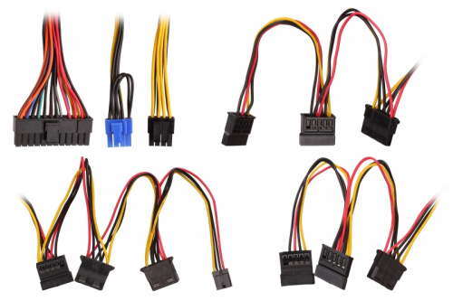 Блок питания Exegate EX221641RUS 500PPX RTL, ATX, black, active PFC, 12cm, 20+4pin/4pin/PCI-E/4xIDE/5xSATA