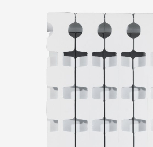 Алюминиевый радиатор отопления Fondital B4 350/100 Aleternum Bianco (14 секций)