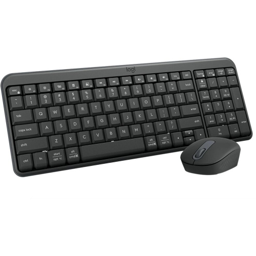 Комплект клавиатура и мышь Logitech MK250 Wireless Compact Bluetooth Combo Graphite 920-013853