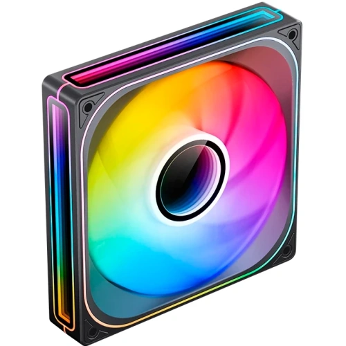 Вентилятор JONSBO ZA-140B 140х140х28мм (PWM, ARGB LED, 700-1800об/мин, черный) Retail