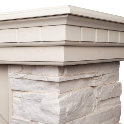 Электрокамин RealFlame Elford WT белый дуб с очагом Irvine 24