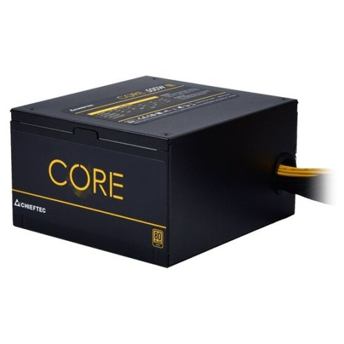 Блок питания Chieftec Core BBS-500S (ATX 2.3, 500W, 80 Plus Gold, Active PFC, 120mm fan) Retail