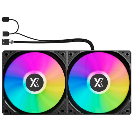 СВО XASTRA LP240 ARGB BK Intel LGA LGA1851/1700/1200/115X/AM5/AM4 (2x120, ARFB fan and Pump, TDP 265W, black) RET