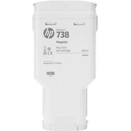 Картридж HP 676M7A 738 300-ml Magenta DesignJet Ink Cartridge