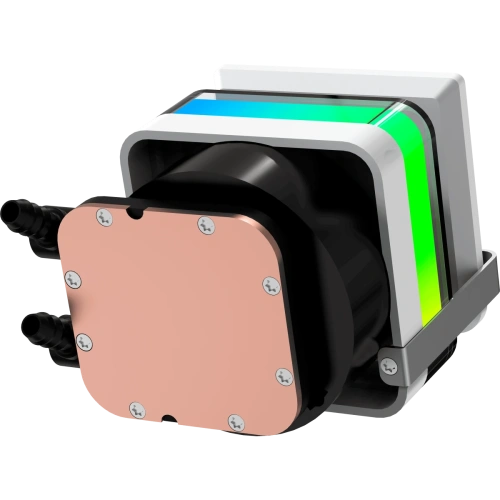 Вентилятор Ocypus Sigma L24 Pro WH, 240mm, LCD Pump, 2x120mm FDB fans, LGA115X/1200/1700/18XX, AM4/AM5