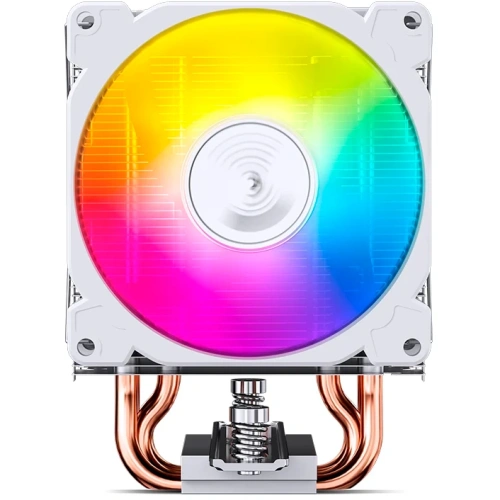 Кулер JONSBO CR-1400 E ARGB White LGA1851/1700/1200/115X/AM5/AM4 (TDP 160W, PWM, 92mm ARGB LED Fan, 4 тепловые трубки, 4-pin, белый) Retail