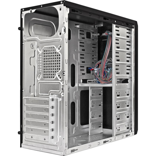 Корпус ExeGate UN-605B Black (EX283224RUS) ATX, UN450, 120mm, 2xUSB, Audio, замок блокировки кнопки питания