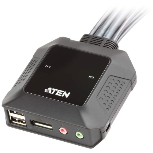 KVM-переключатель Aten CS22DP-AT 2 port USB DP KVM Switch