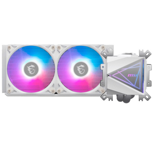 СВО MSI Mag Coreliquid I240 2x ARGB Gen2 Fan (306-7ZW7E21-C24), ARGB Gen2 Block, Color Box