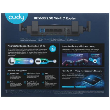 Wi-Fi роутер Cudy WR3600H
