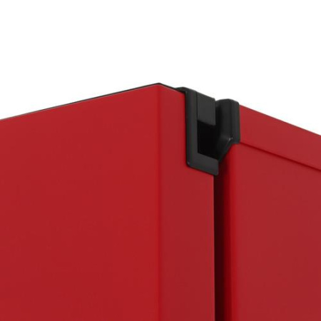 Холодильник с морозильником Бирюса H6149 красный