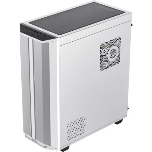 Корпус GameMax Precision COC White (T808) (ATX, Белый, 2*USB 3.0, Зак.стекло, 1*120мм+ COC, без БП)