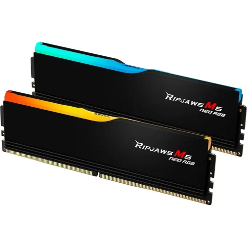 ОЗУ G.SKILL Rip Jaws M5 Neo RGB 64GB (F5-6000J2836G32GX2-RM5NRK) (2x32GB) DDR5 6000MHz CL28 (28-36-36-96) 1.40V / Black