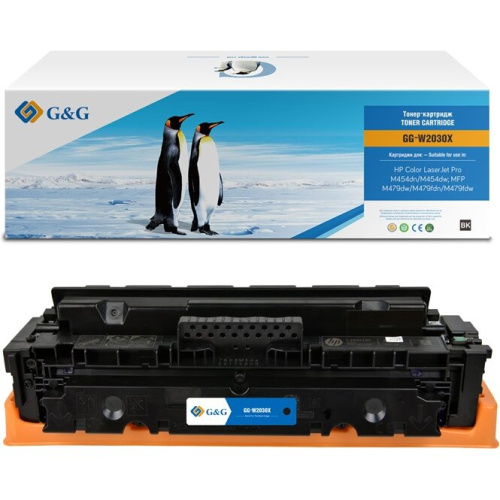 Картридж лазерный G&G GG-W2030X 415X черный 7500стр для HP LJ M454/MFP M479