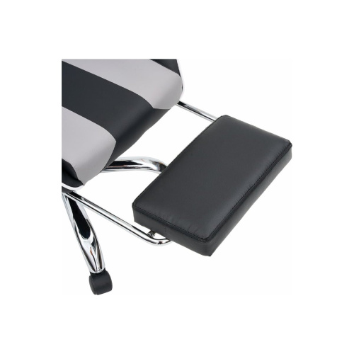 Кресло игровое CROMEX Wave GM-145 (532956) экокожа, черное/серое