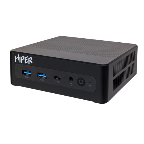 Неттоп Hiper FACTUM FN2 (FN2-i31315R8N2I6BWP) Intel Core i3 1315U(1.2Ghz)/8192Mb/256PCISSDGb/noDVD/BT/WiFi/0.4kg/черный/Win11Pro