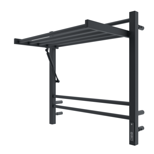 Электрический полотенцесушитель Terminus Горизонт П8 600х600 КС sensor quick touch (черный муар)