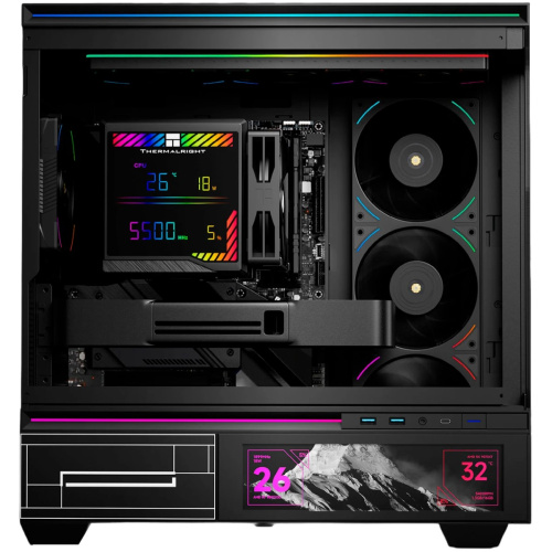 Кулер Thermalright Peerless Assassin 140 Digital Black (PA140-DG-BL) (4-pin PWM, 165mm, Ni/Cu, 6x6mm, 1x120mm + 1x140mm, 82.CF)