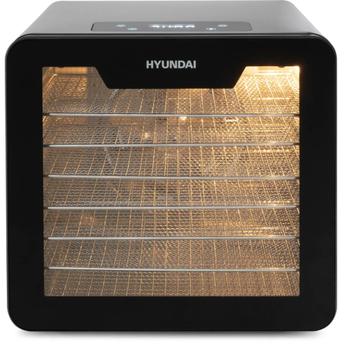 Сушка для фруктов и овощей Hyundai HYFD-8802 14под. серебристый