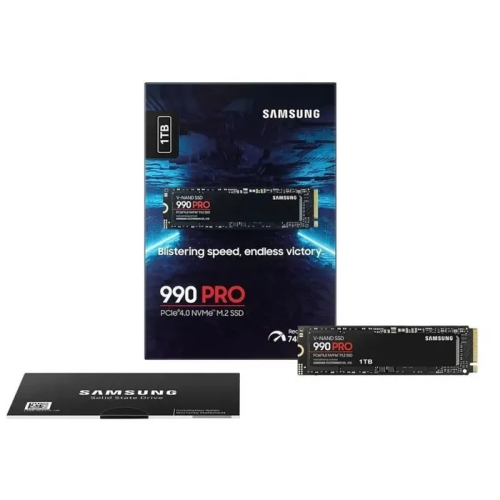 SSD Samsung 990 Pro Black (MZ-V9P1T0B/AM) M.2 2280 1TB PCI-E 4.0 x4, V-NAND 3-bit MLC, 7450/6900, 600TBW