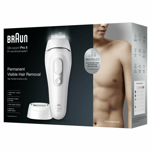 Фотоэпилятор Braun Silk expert Pro 5 IPL PL5145 белый
