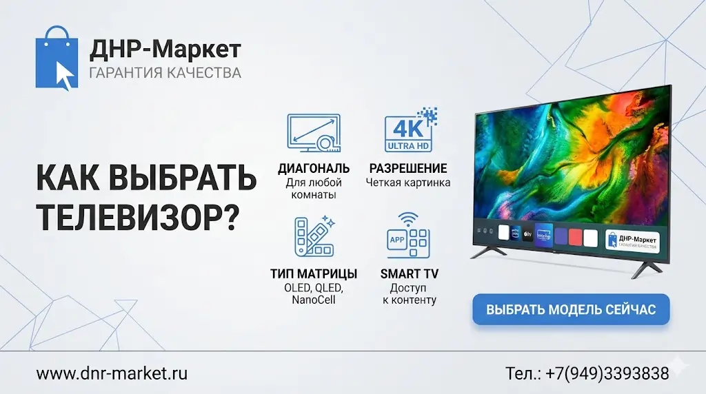 Телевизоры в ДНР и Донецке